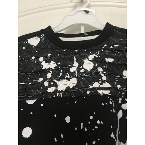 Encrypted Boys Paint Splatter 2 Piece Set Jogger Pants & Shirt Size M 5 - Picture 5 of 12